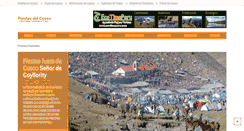 Desktop Screenshot of cuscofestividades.info